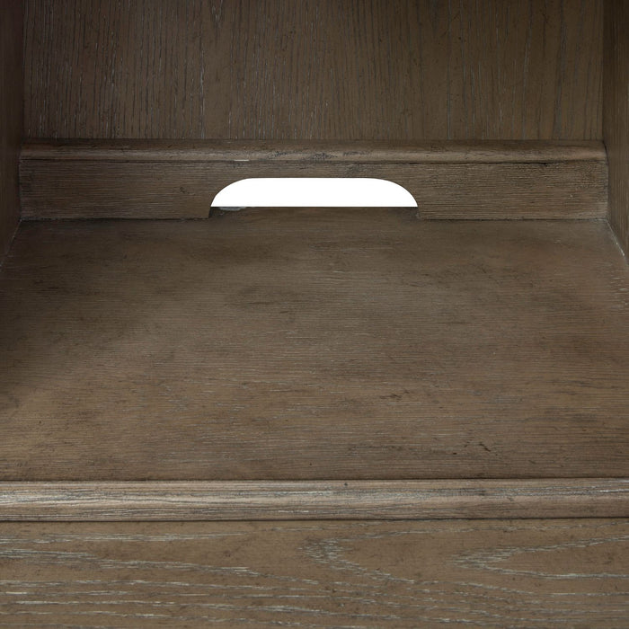Simply Elegant Bookcase in Heathered Taupe