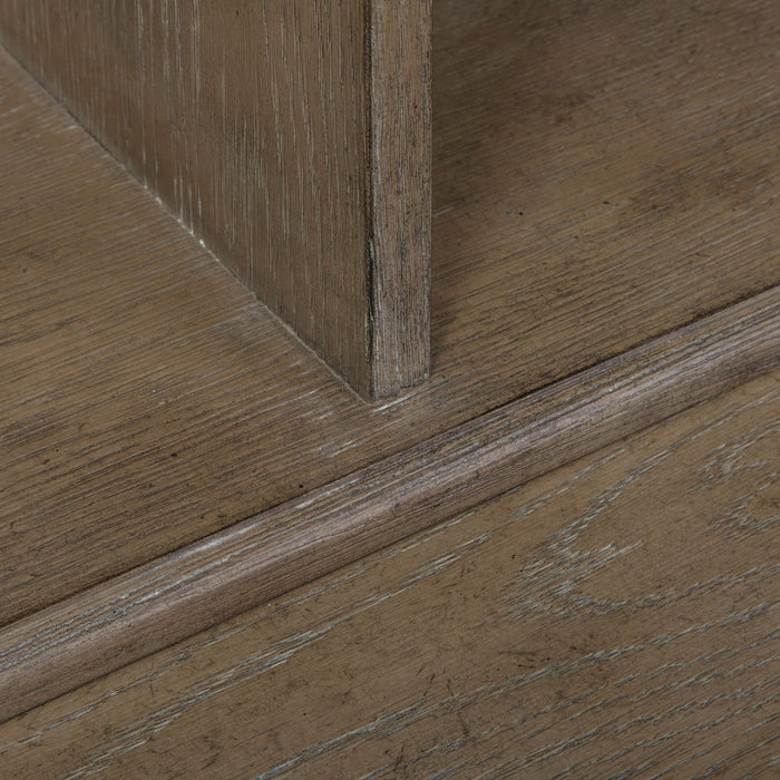 Simply Elegant Bookcase in Heathered Taupe