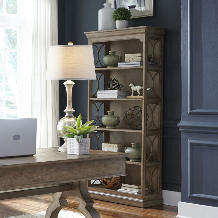 Liberty Simply Elegant Bookcase in Heathered Taupe image