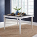 Liberty Furniture Allyson Park Pedestal Counter Height Leg Table in Wirebrushed White image