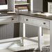 Liberty Furniture Allyson Park Right Turn Writing Desk in Wirebrushed White image