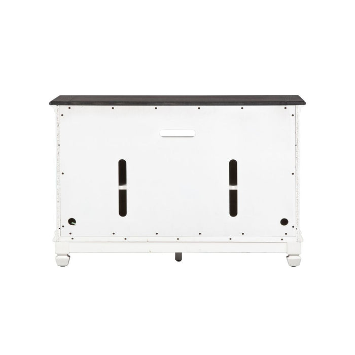 Allyson Park 46 Inch TV Console in Wirebrushed White