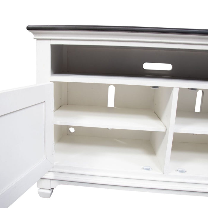 Allyson Park 46 Inch TV Console in Wirebrushed White