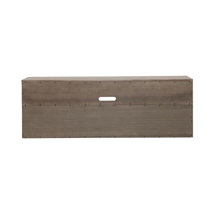 City Scape Entertainment TV Console in Burnished Beige