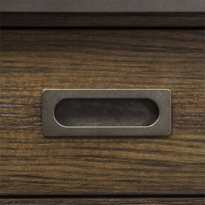 Liberty Stone Brook Computer Credenza in Rustic Saddle