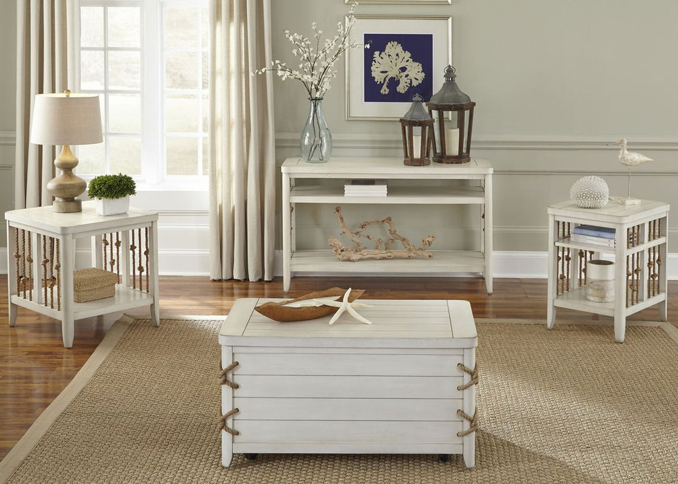 Dockside II Sofa Table in White