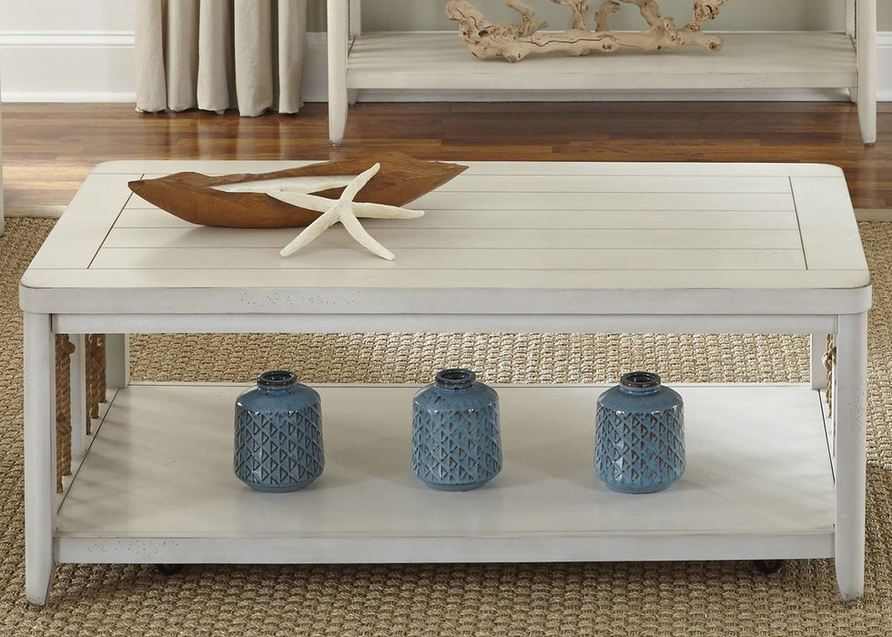 Dockside II Cocktail Table in White