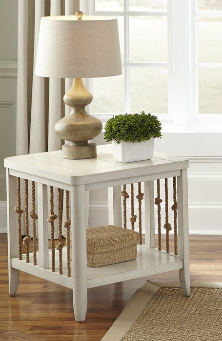 Dockside II End Table in White