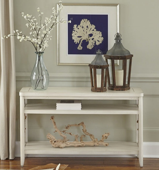 Dockside II Sofa Table in White
