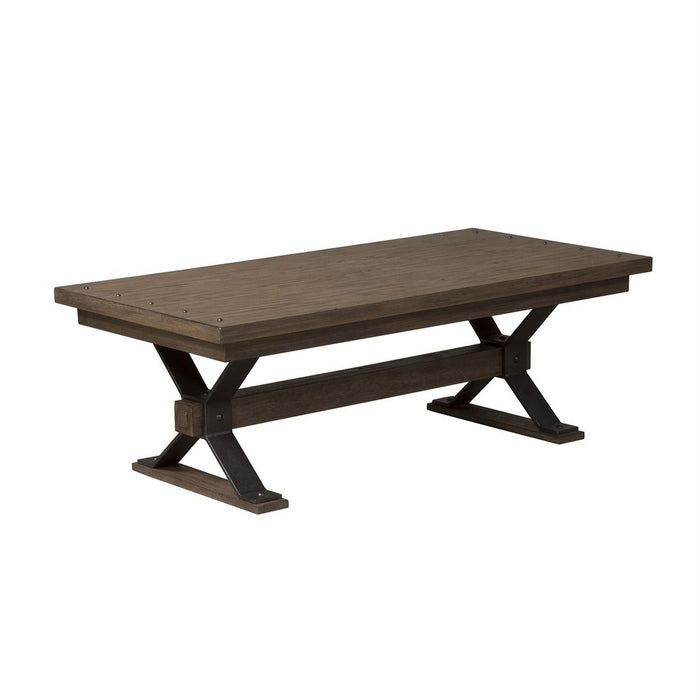 Sonoma Road Rectangular Cocktail Table in Weathered Beaten Bark