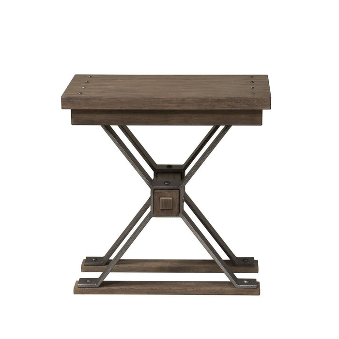 Sonoma Road Chair Side Table in Weathered Beaten Bark