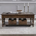 Liberty Furniture Arden Road Rectangular Cocktail Table in Satin Cherry image