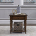 Liberty Furniture Arden Road Drawer End Table in Satin Cherry image