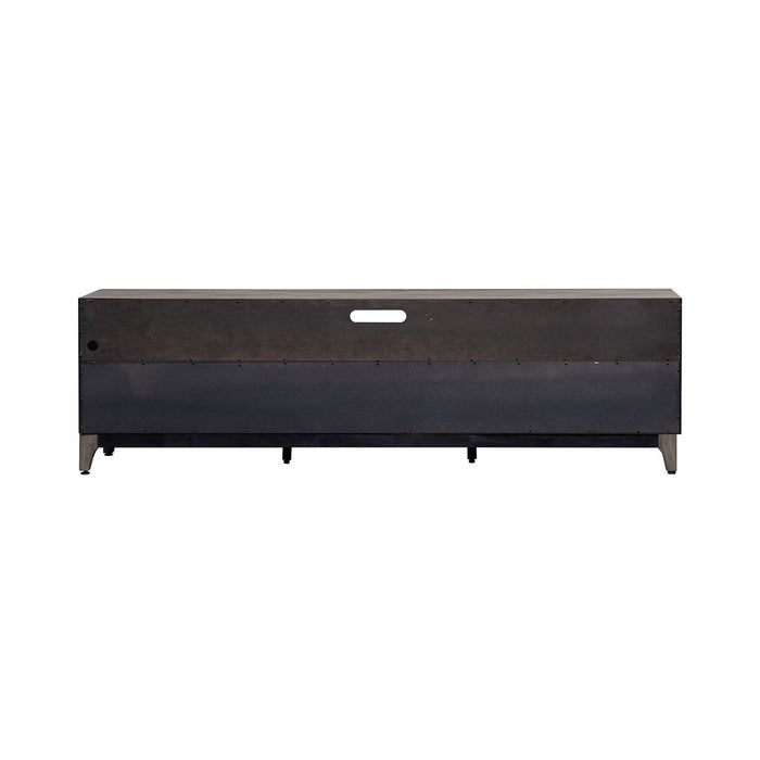 Mercury 76 Inch TV Console in Driftwood Gray