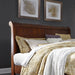 Liberty Furniture Rustic Traditions Queen Sleigh Bed in Rustic Cherry image