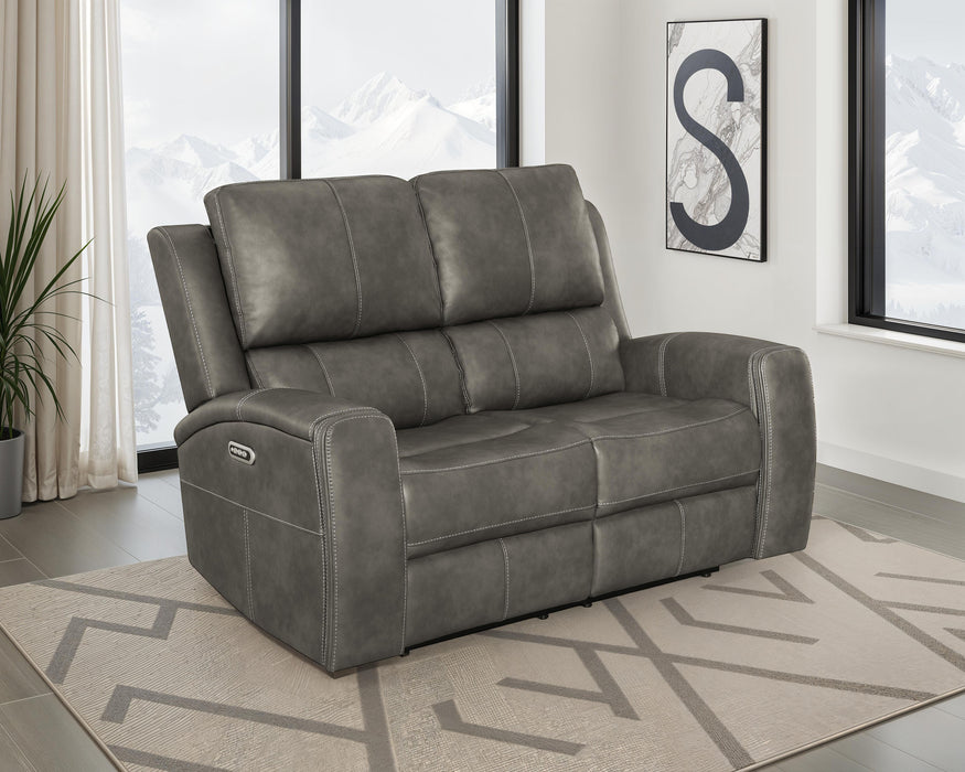 Brickston Triple Power Reclining Loveseat