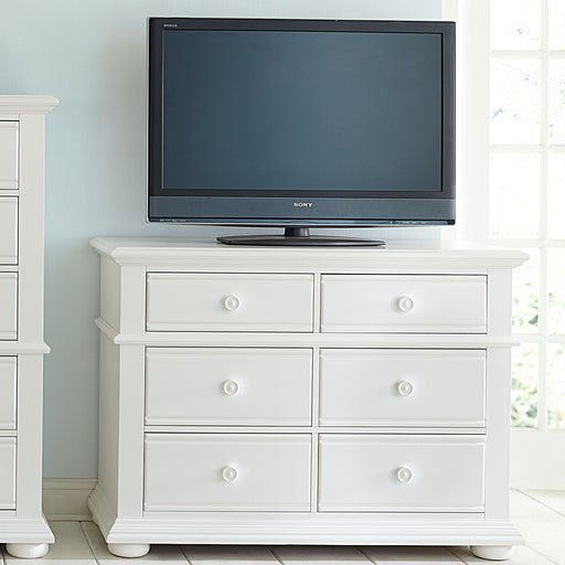 Liberty Furniture Summer House Media Chest in Oyster White image