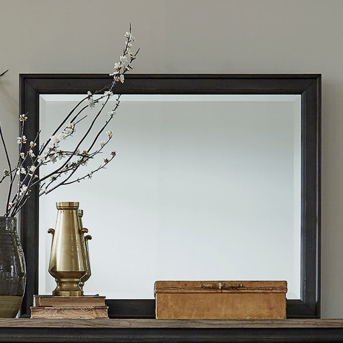 Liberty Furniture Americana Farmhouse Landscape Mirror in Black image