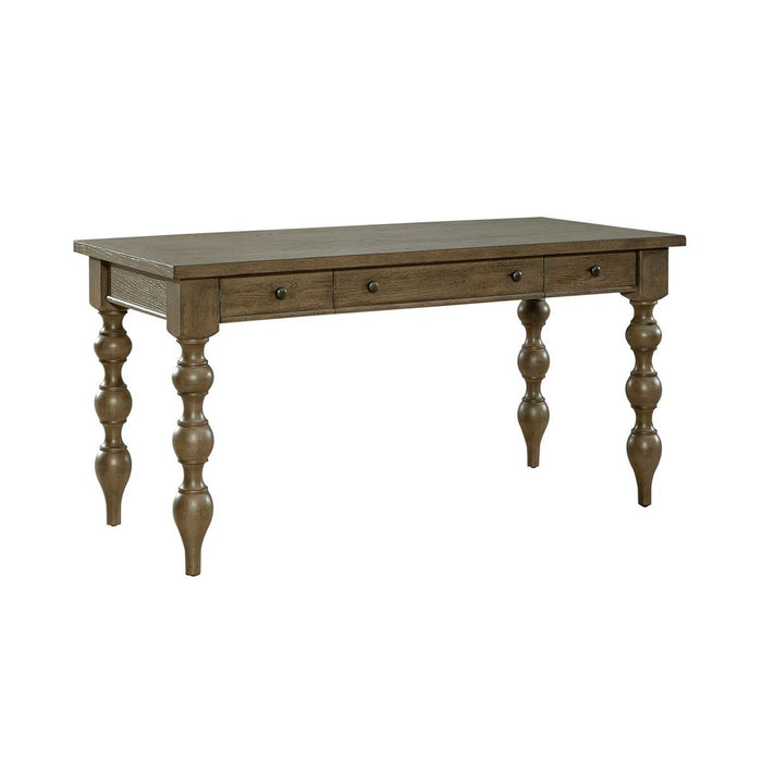 Americana Farmhouse 3pc Desk & Hutch in Dusty Taupe