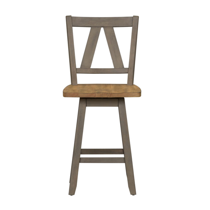Lindsey Farm Counter Height Swivel Chair (RTA)