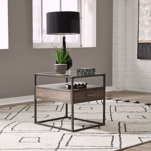 Liberty Furniture Jamestown End Table in Brown image