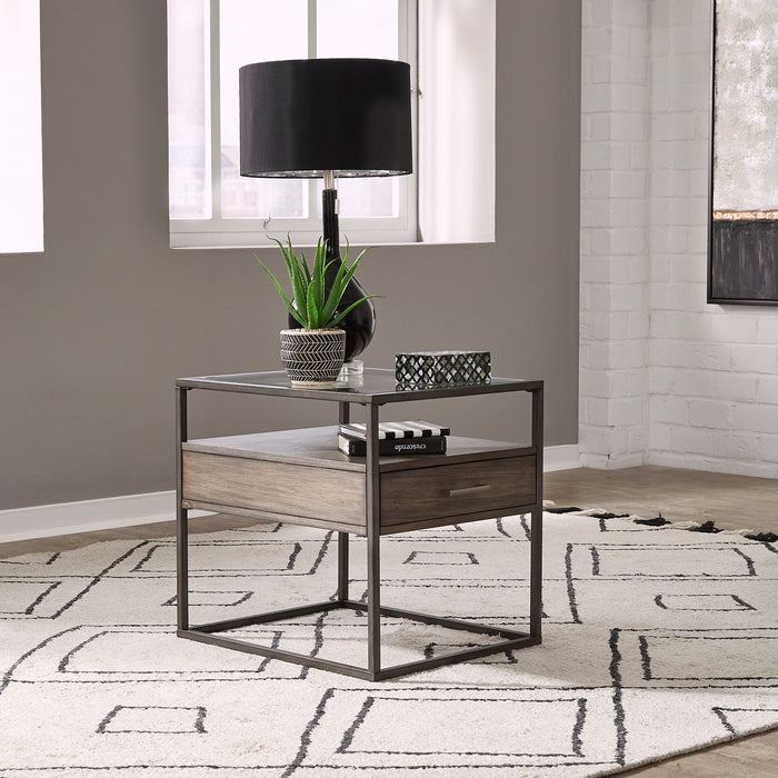 Liberty Furniture Jamestown End Table in Brown image