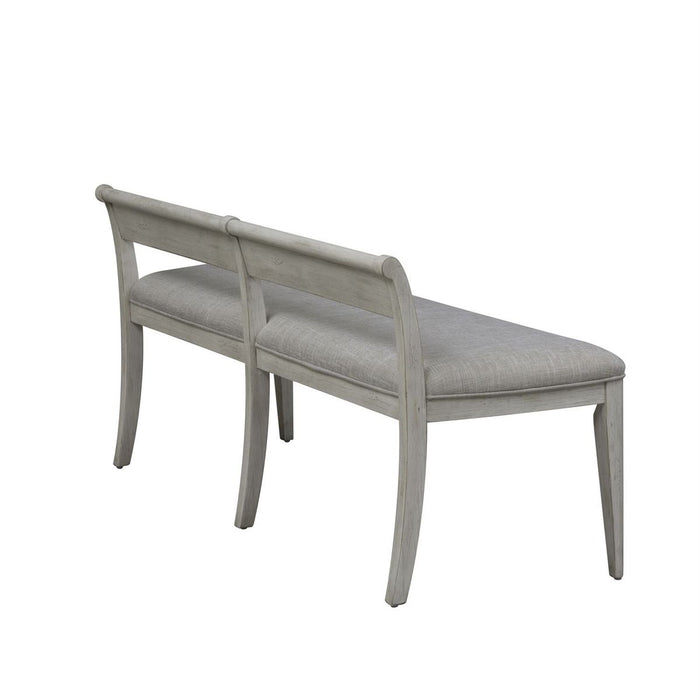 Farmhouse Reimagined Upholstered Bench (RTA) in Antique White