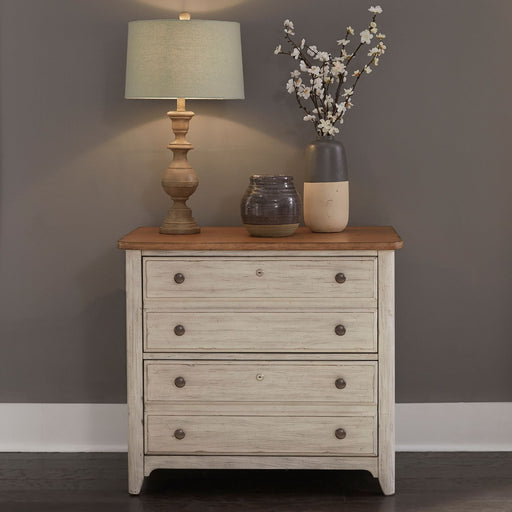 Liberty Farmhouse Reimagined Lateral File in Antique White image