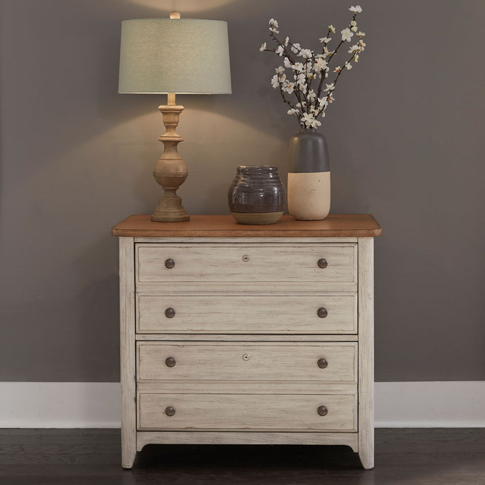 Liberty Farmhouse Reimagined Lateral File in Antique White image
