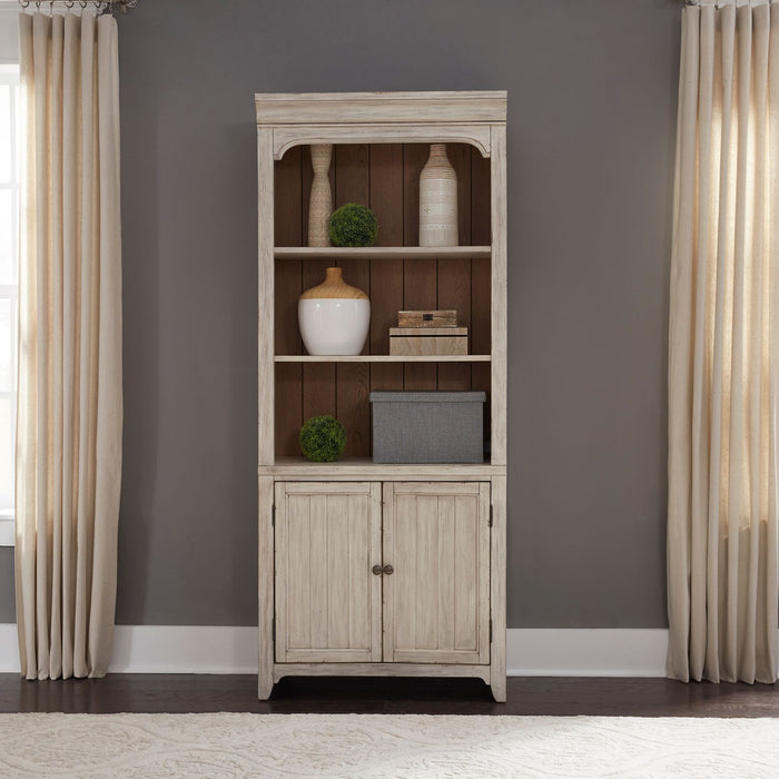 Liberty Farmhouse Reimagined Bookcase in Antique White image