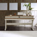 Liberty Farmhouse Reimagined Console Bar Table in Antique White image