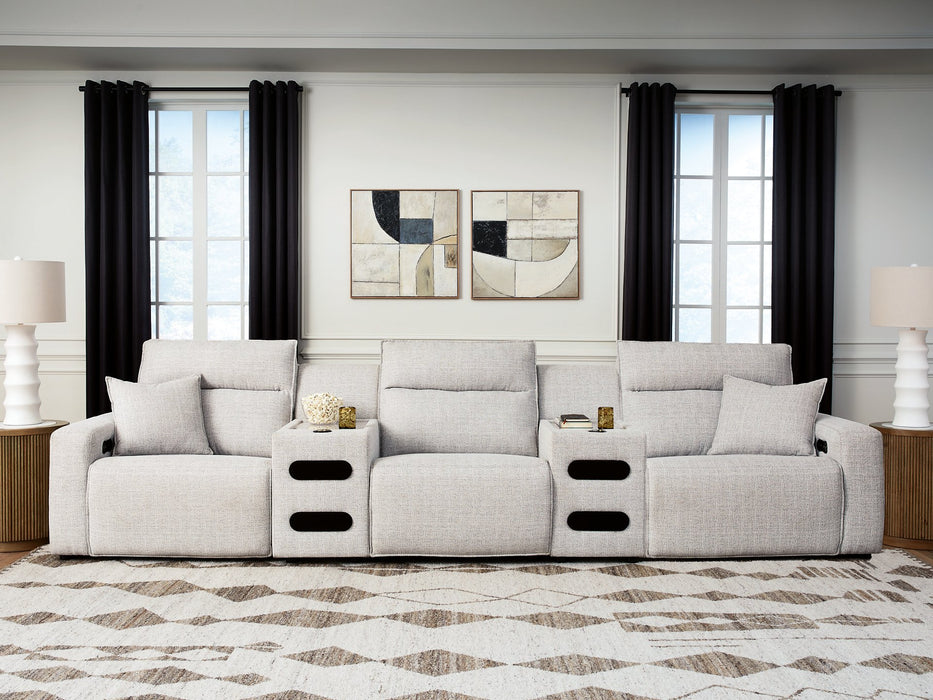 Modmax II Power Reclining Sectional with Audio Consoles