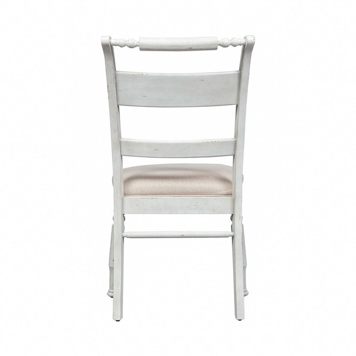 Whitney Slat Back Side Chair (Set of 2) in Weathered Gray