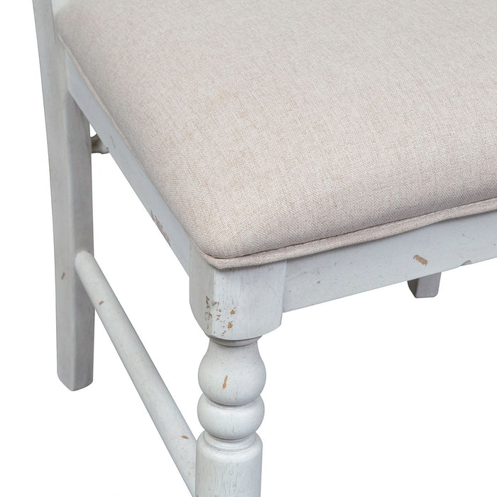 Whitney Slat Back Side Chair (Set of 2) in Weathered Gray