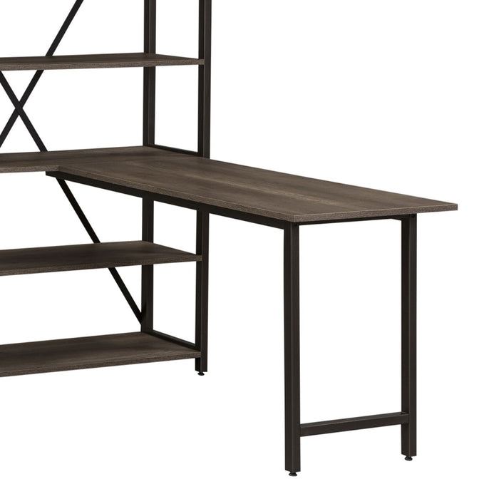 Tanners Creek Desk Top and End Panel in Greystone