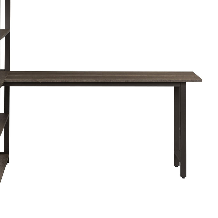 Tanners Creek Desk Top and End Panel in Greystone