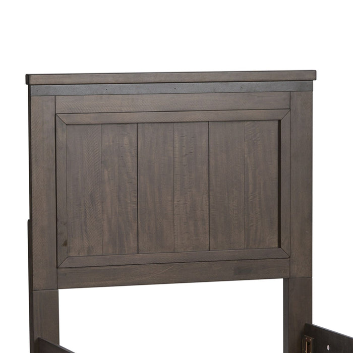 Thornwood Hills Twin Panel Bed in Rock Beaten Gray