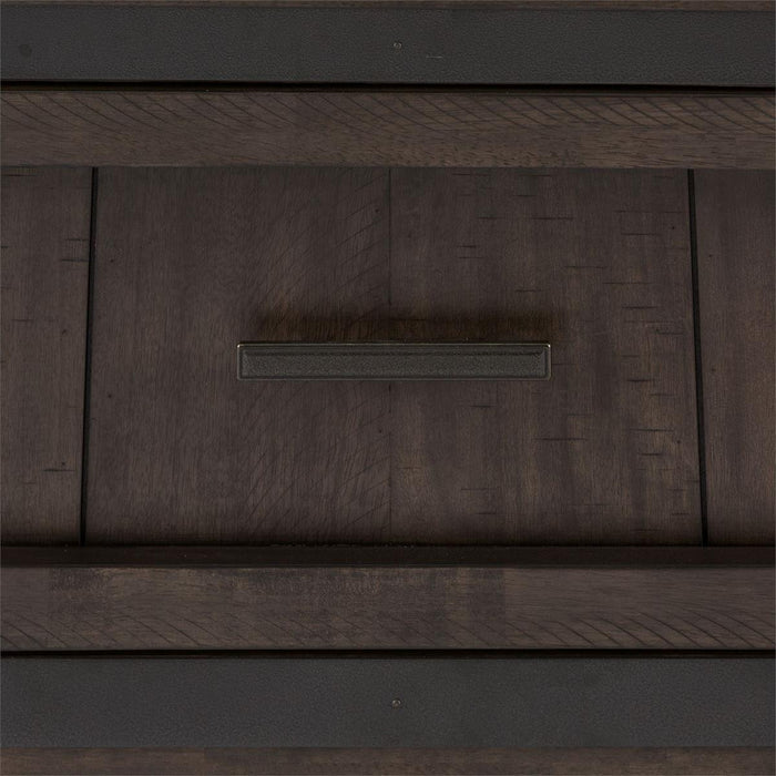 Thornwood Hills Twin Bookcase Bed in Rock Beaten Gray