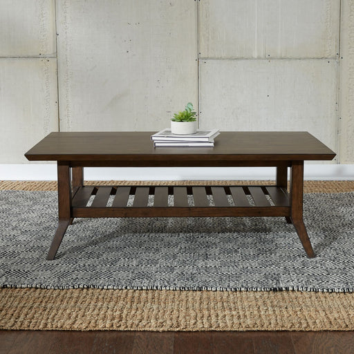 Liberty Furniture Ventura Blvd Rectangular Cocktail Table in Bronze image