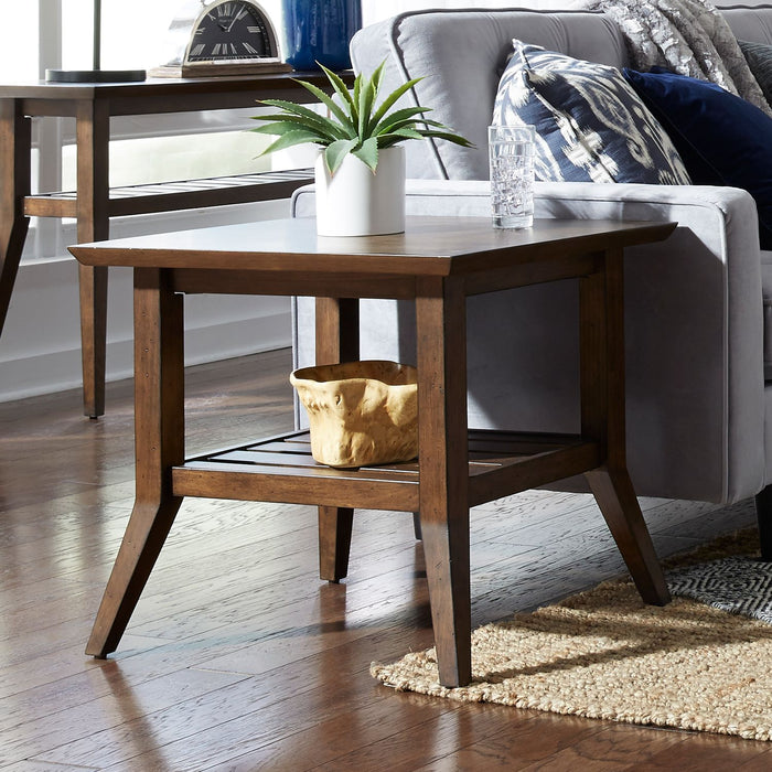 Liberty Furniture Ventura Blvd Rectangular End Table in Bronze image