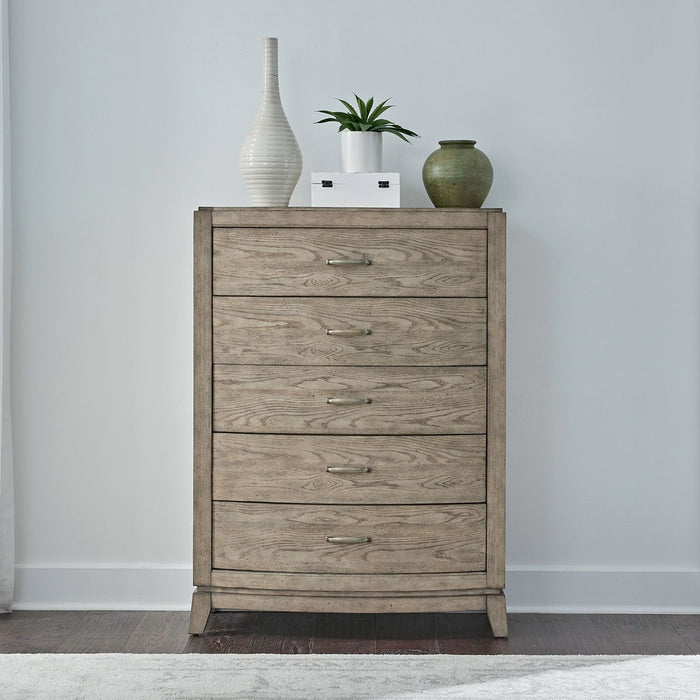 Liberty Furniture Avalon 5 Drawer Chest in Burnished Beige image