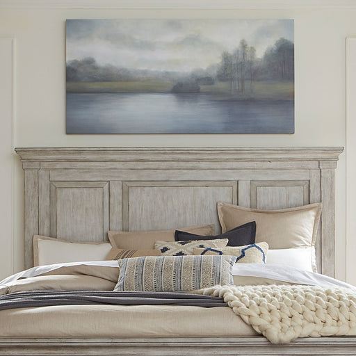 Liberty Furniture Heartland King Panel Bed in Antique White image