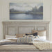 Liberty Furniture Heartland King Panel Bed in Antique White image
