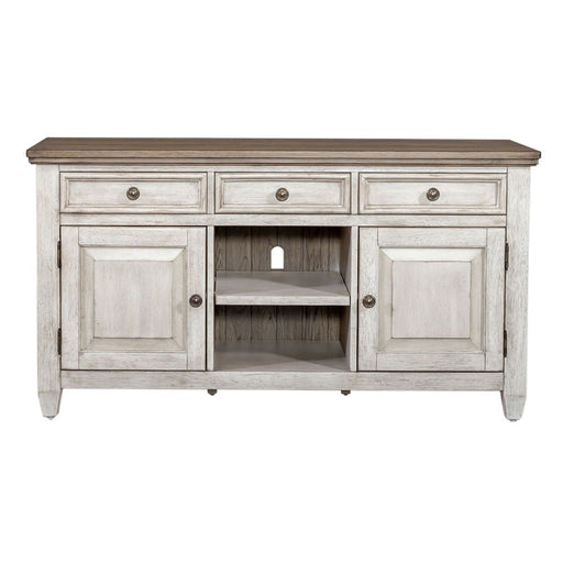 Liberty Heartland 66" Tile TV Console in Antique White image