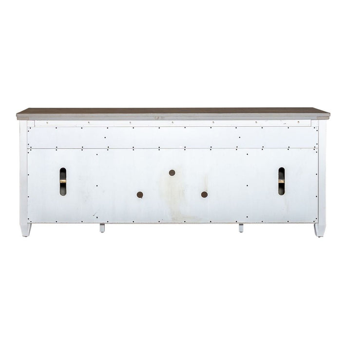 Heartland 76" Tile TV Console in Antique White
