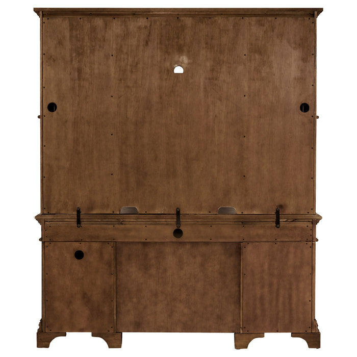 Hartshill Credenza Desk with Hutch