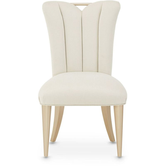 AICO La Rachelle Side Chair in Medium Champagne (Set of 2) image