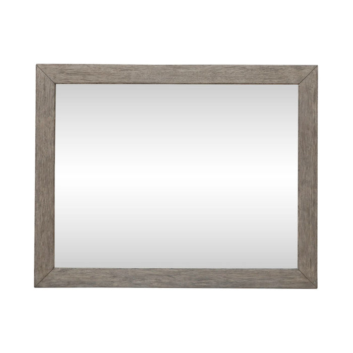 Skyview Lodge Landscape Mirror in Cobblestone