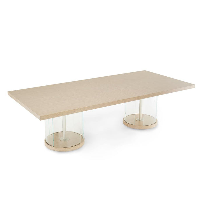 AICO Laguna Ridge Rectangular Dining Table in Washed Oak