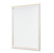 AICO Furniture Palm Gate Wall Mirror in Cloud White image